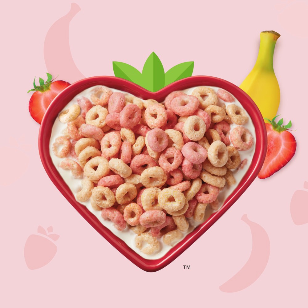 Cheerios Strawberry Banana Cheerios Heart Healthy Cereal Large Size