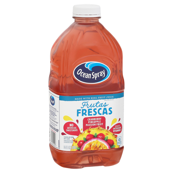 Ocean Spray Frutas Frescas Cranberry Pineapple Passion Fruit Flavored