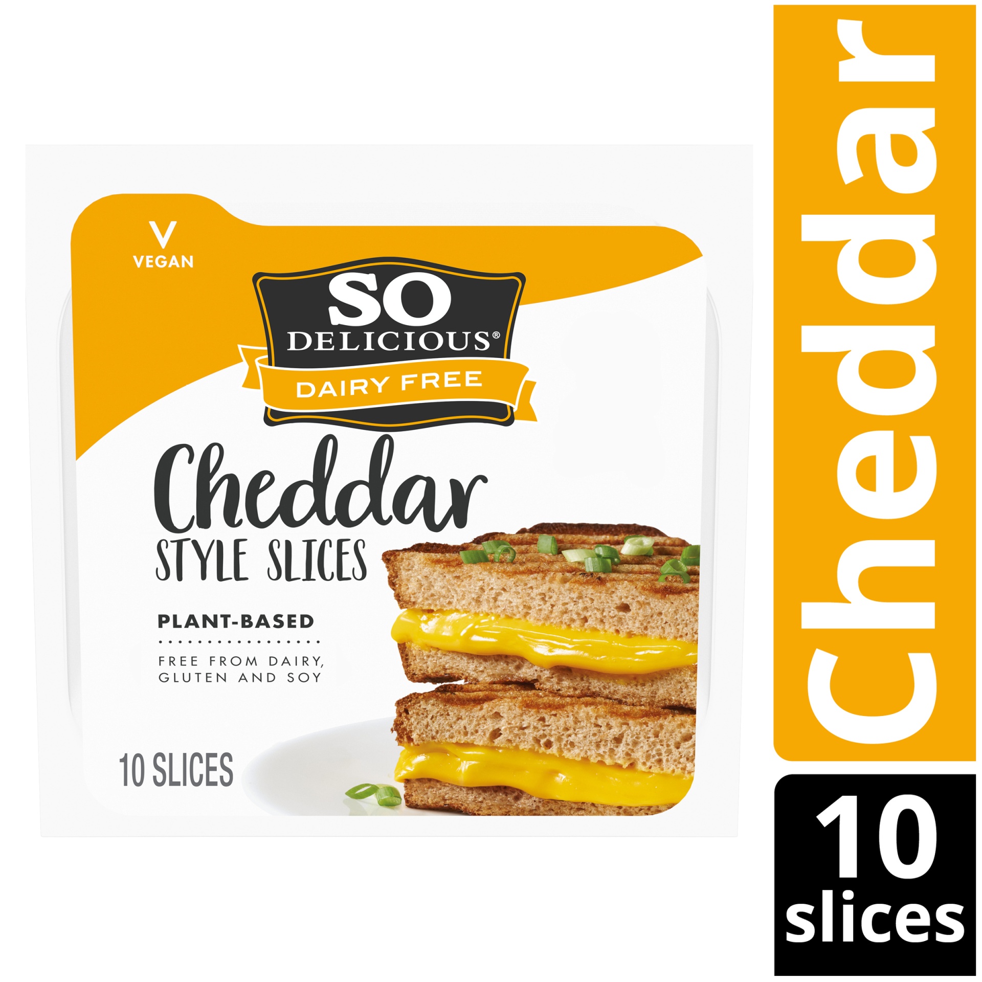 So Delicious Dairy Free Cheddar Style Slices Pack Slices Oz Shipt