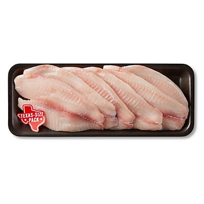 H E B Responsibly Raised Tilapia Fillets Texas Size Pack Per Lb Shipt