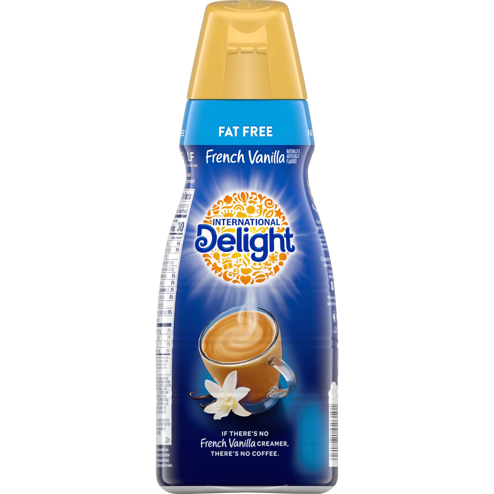 International Delight Fat Free French Vanilla Gourmet Coffee Creamer 32