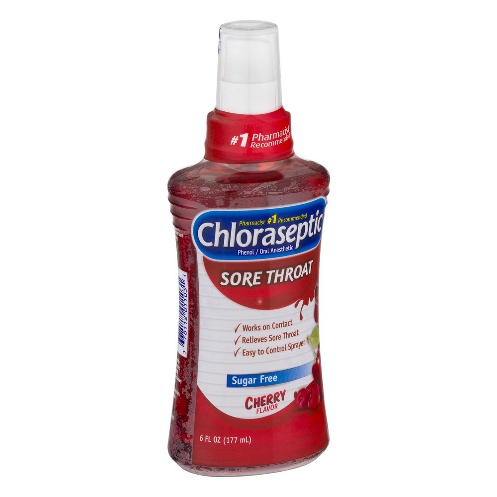 Chloraseptic Sore Throat Pain Relief Spray Cherry 6 Fl Oz Shipt