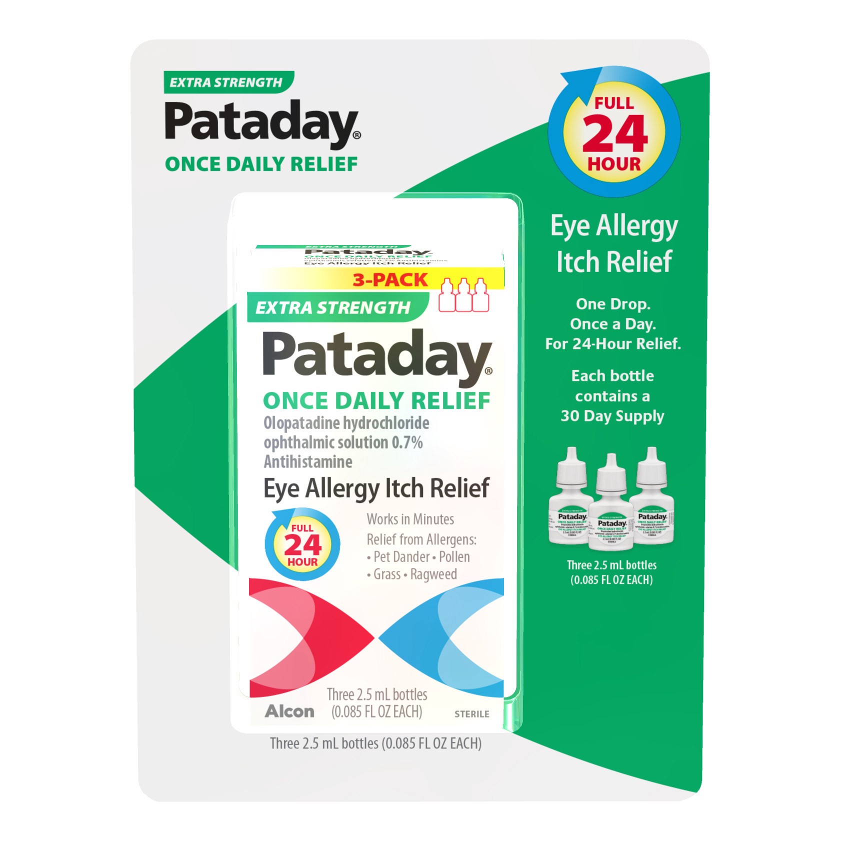 Alcon Laboratories Pataday Extra Strength Once Daily Antihistamine Eye