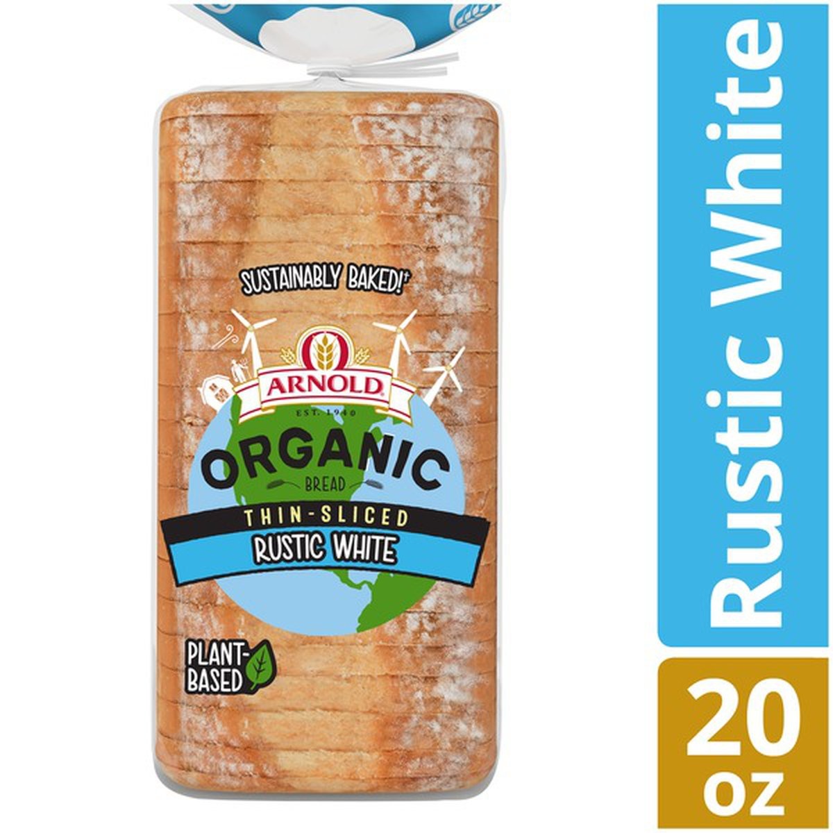 Arnold Organic Thin Sliced Rustic White Bread Oz Shipt