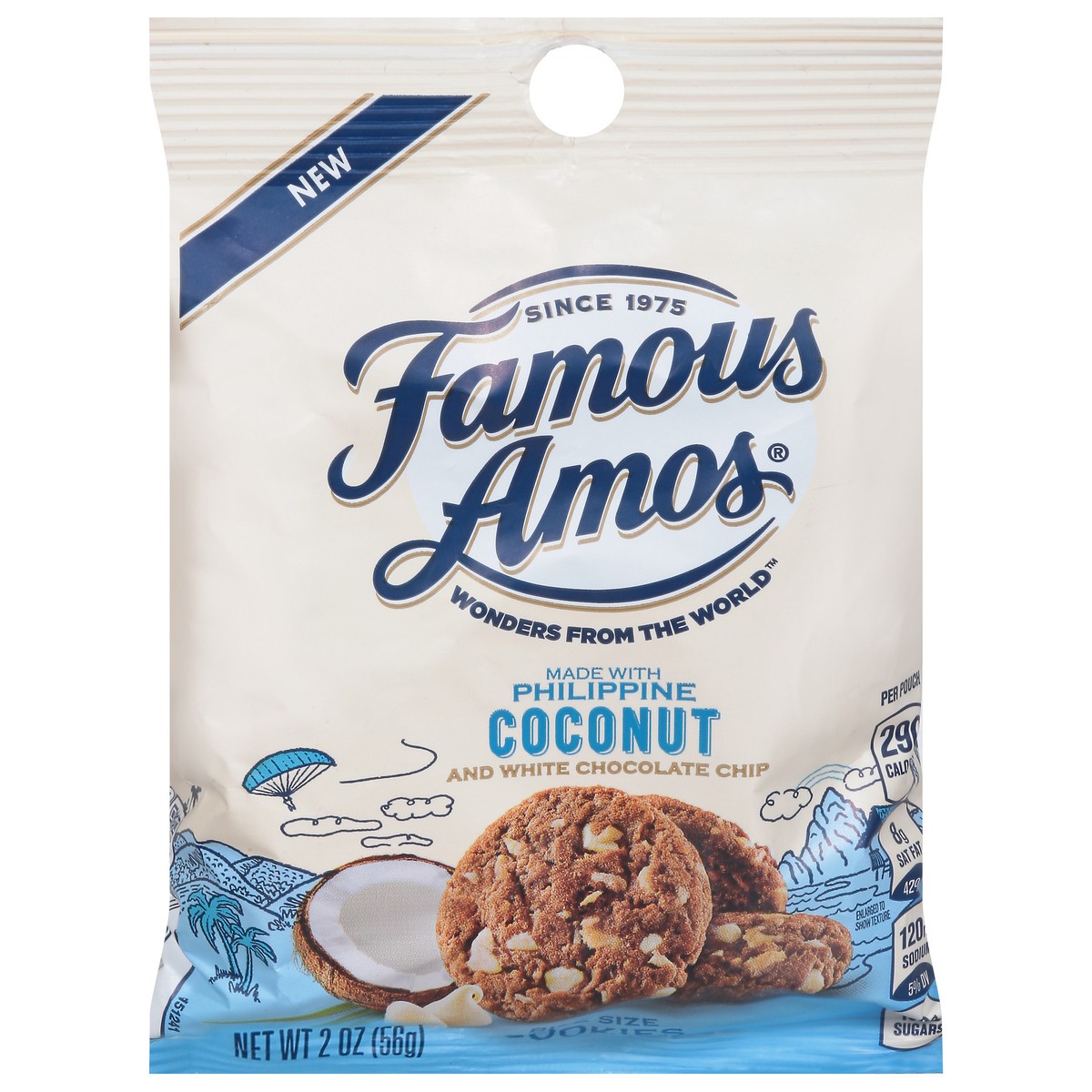 Famous Amos Philippine Coconut And White Chocolate Chip Cookies Oz