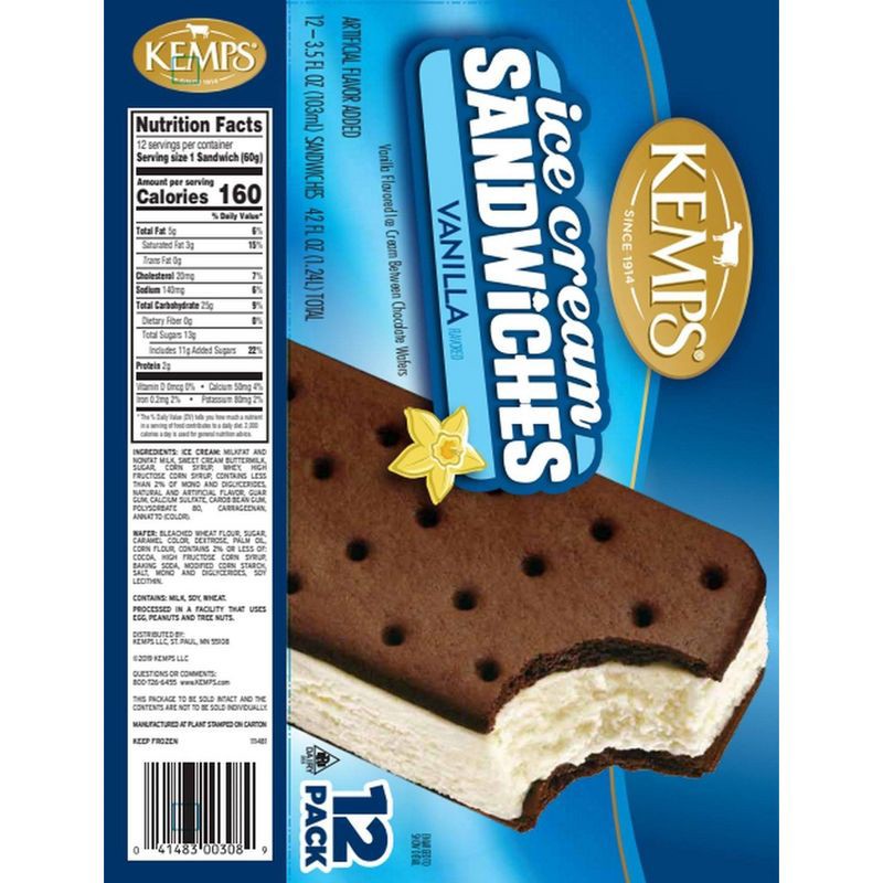 Kemps Triple Chocolate Ice Cream Sandwiches Discounts Order