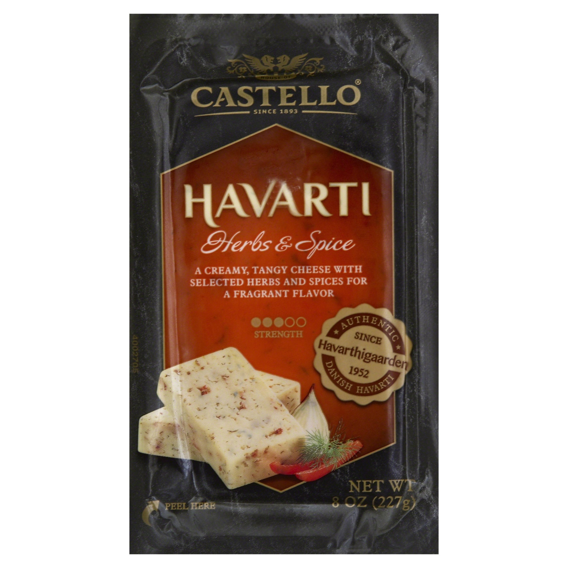 Castello Havarti Herbs Spice Cheese 8 Oz Shipt