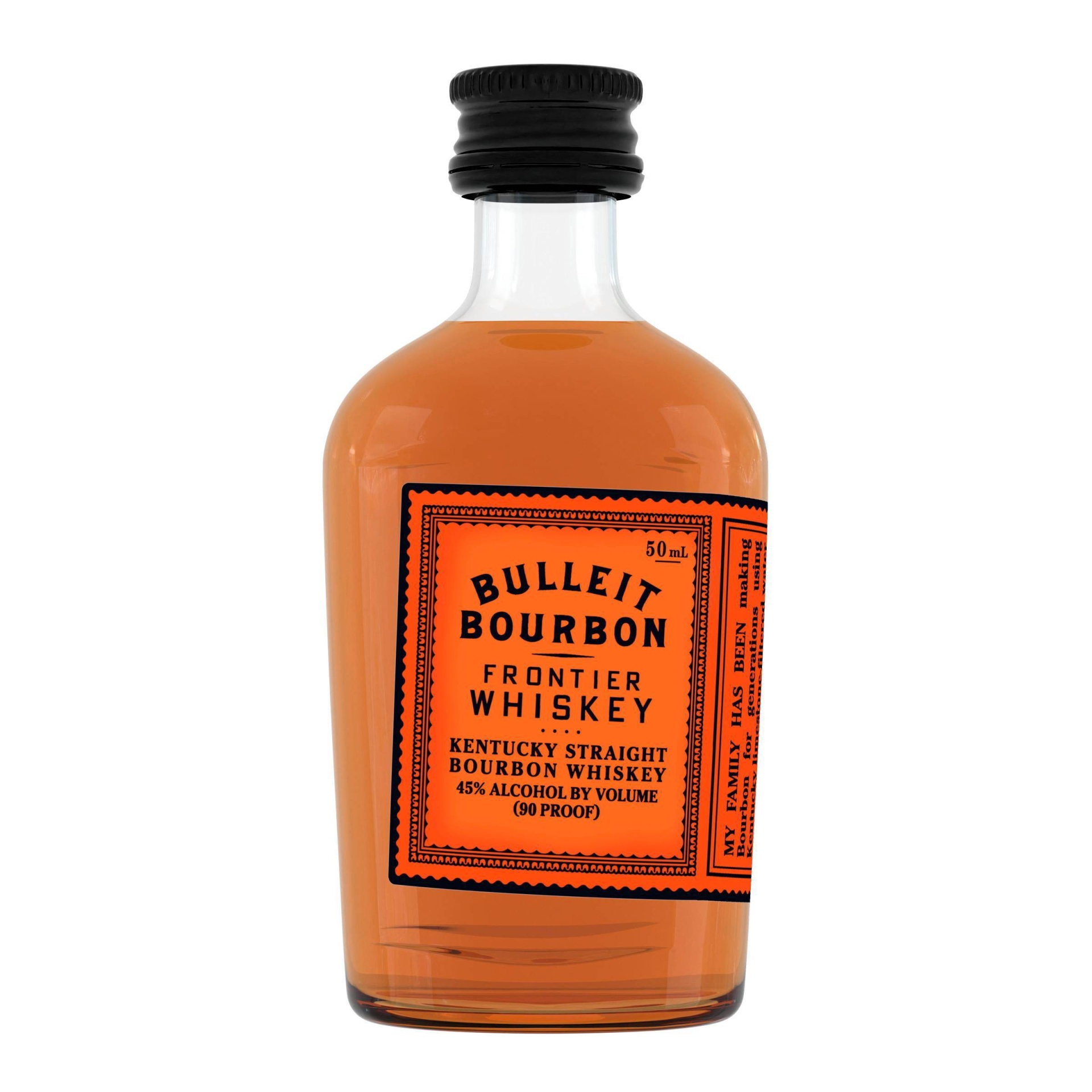 Bulleit Bourbon Whiskey 50ml Bottle 50 Ml Shipt