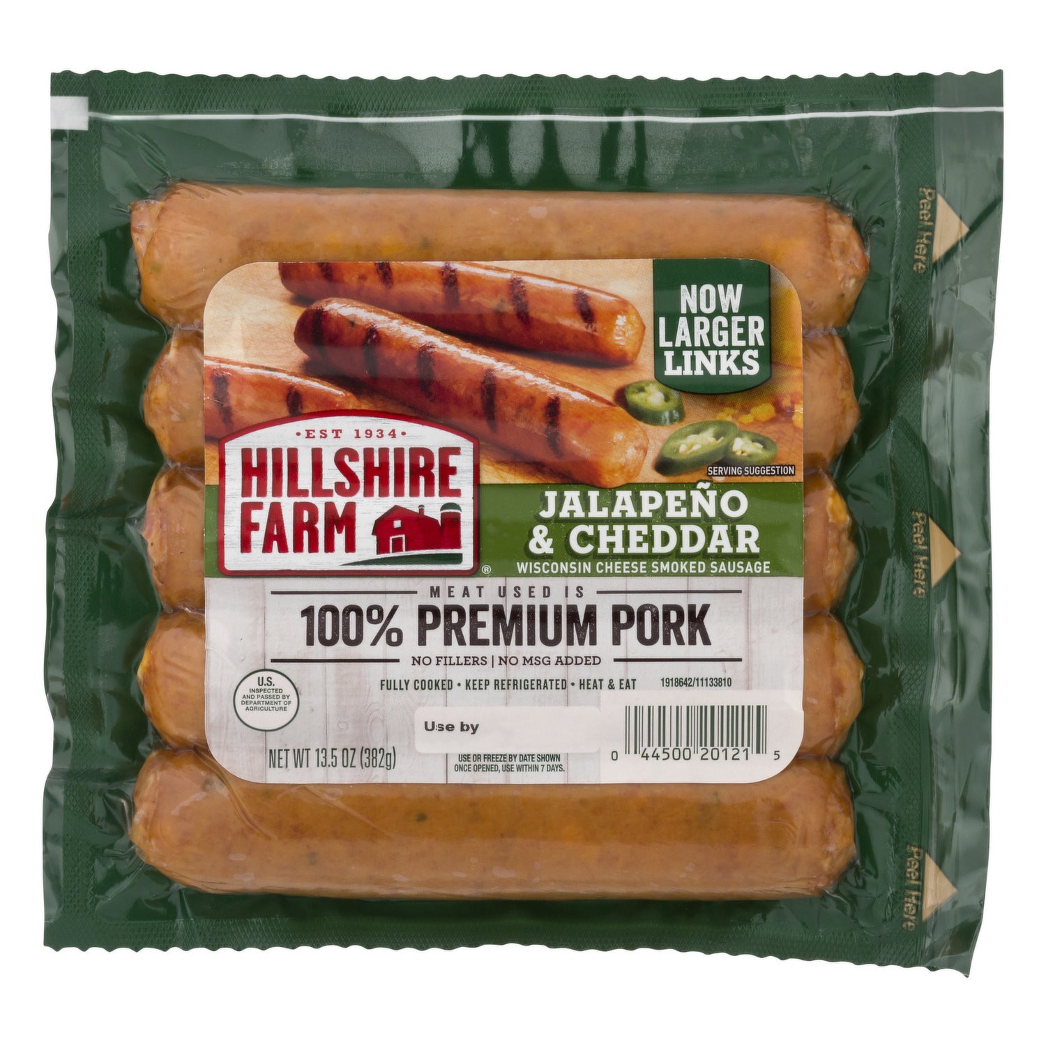 Hillshire Farm Jalapeno Cheddar Smoked Sausage Links Oz Shipt