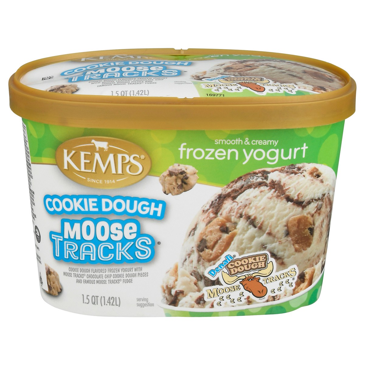 Kemps Cookie Dough Frozen Yogurt 1 5 Qt Shipt