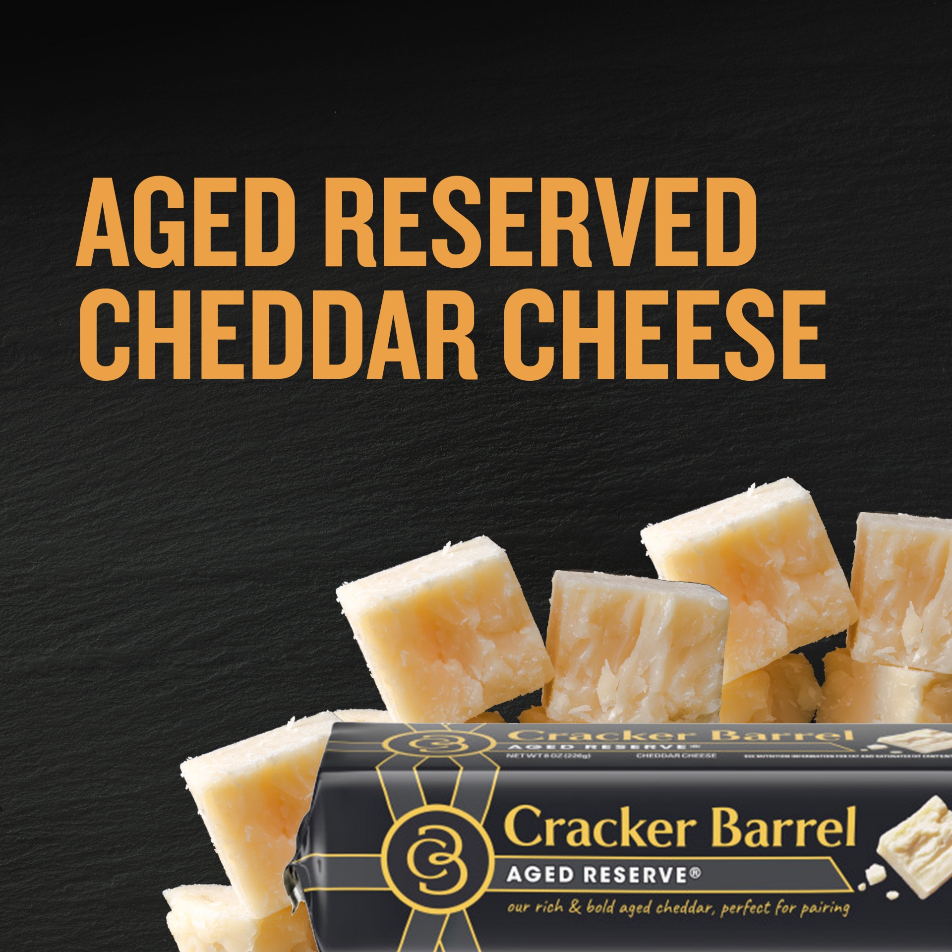 Cracker Barrel Aged Reserve White Cheddar Cheese Block Oz Shipt