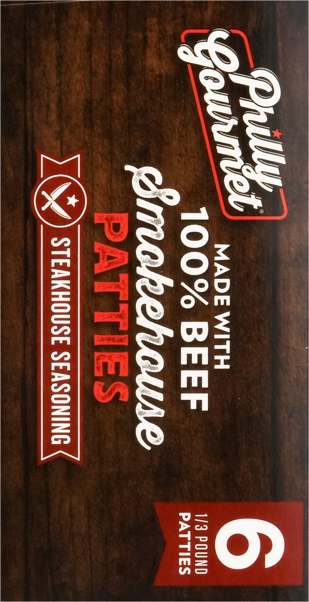 Philly Gourmet Smokehouse Patties 6 0 33 Lb Patties 6 Ct Shipt