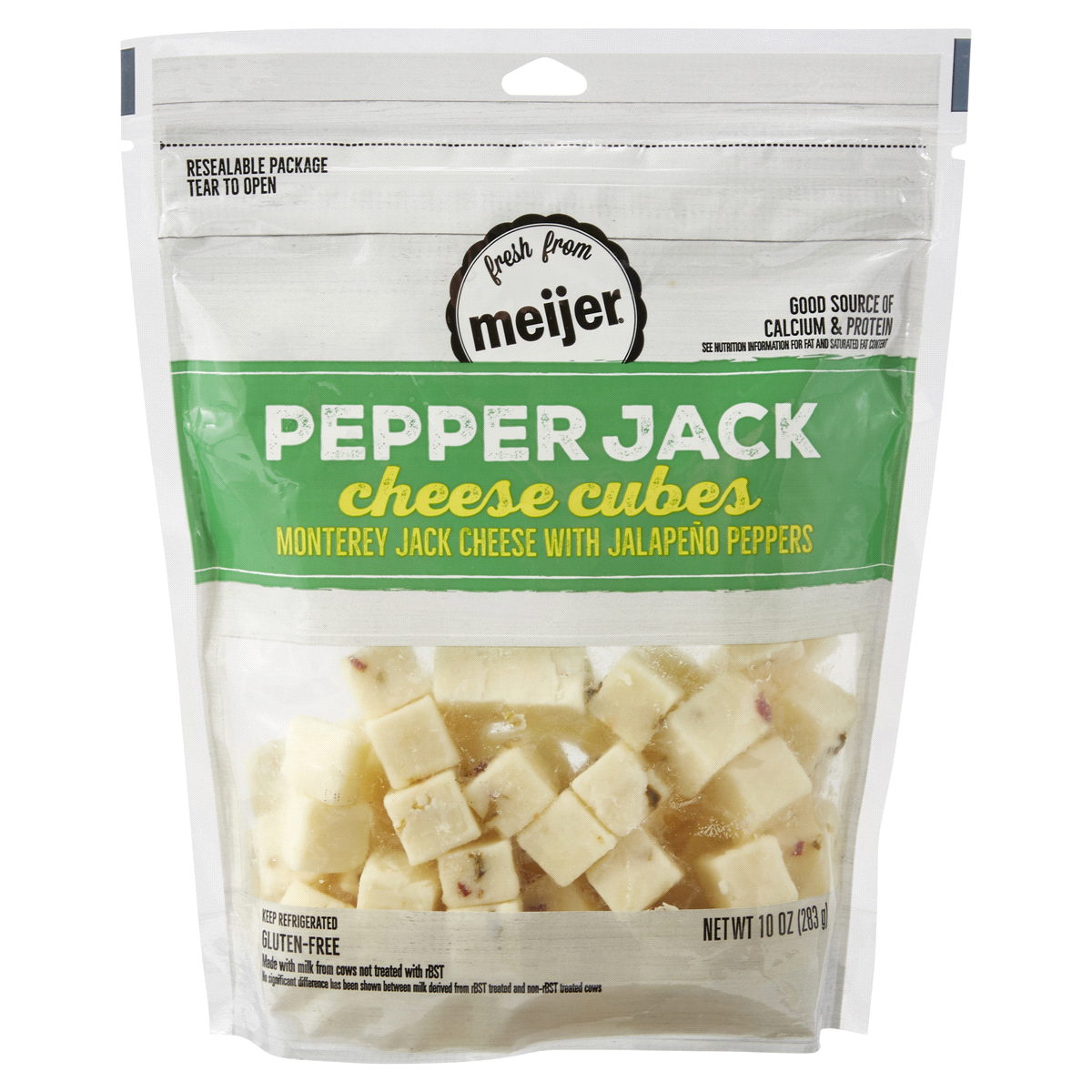 Fresh From Meijer Pepper Jack Cheese Cubes Oz Oz Shipt