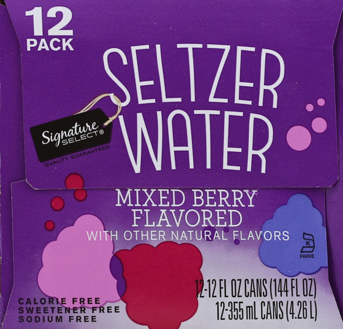 Refreshe Mixed Berry Sparkling Water 12 Fl Oz Shipt