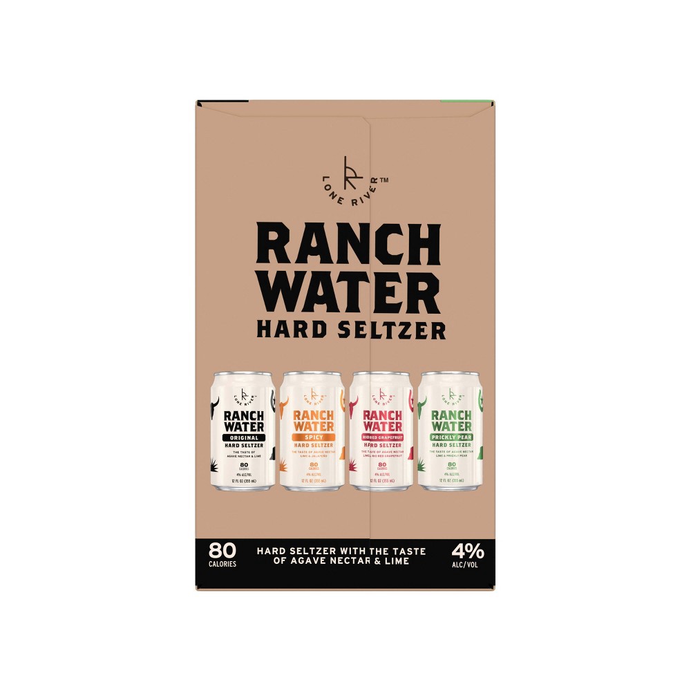 Lone River Ranch Water Hard Seltzer Variety Pack In Cans 12 Ct 12 Fl