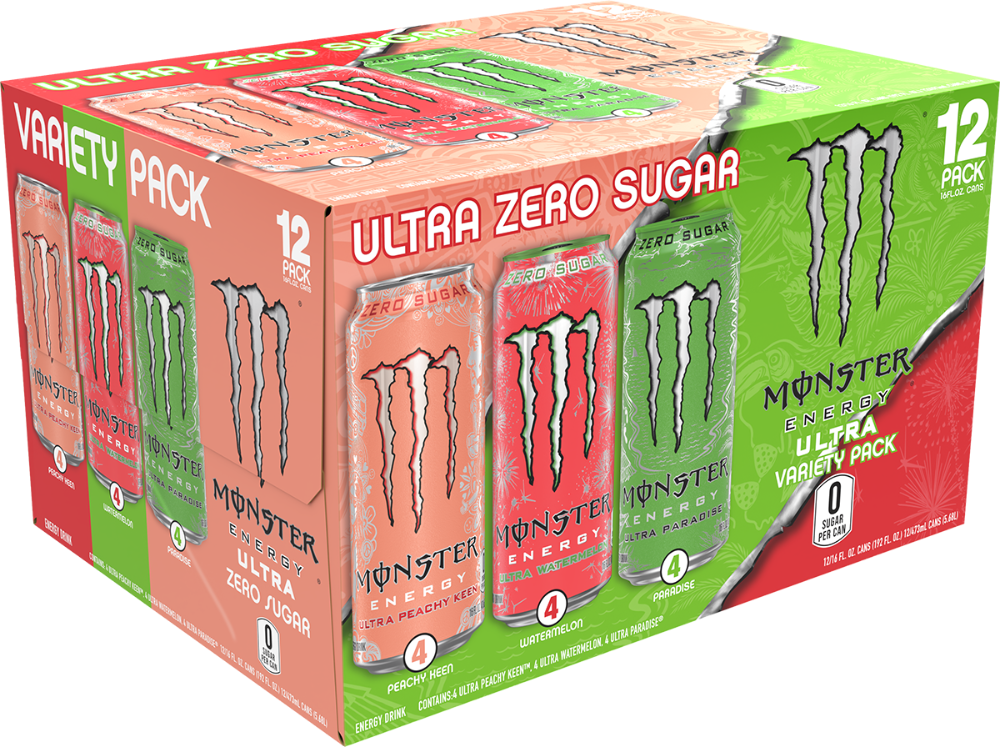 Monster Energy Ultra Zero Sugar Value Pack Oz Cans Ct Shipt