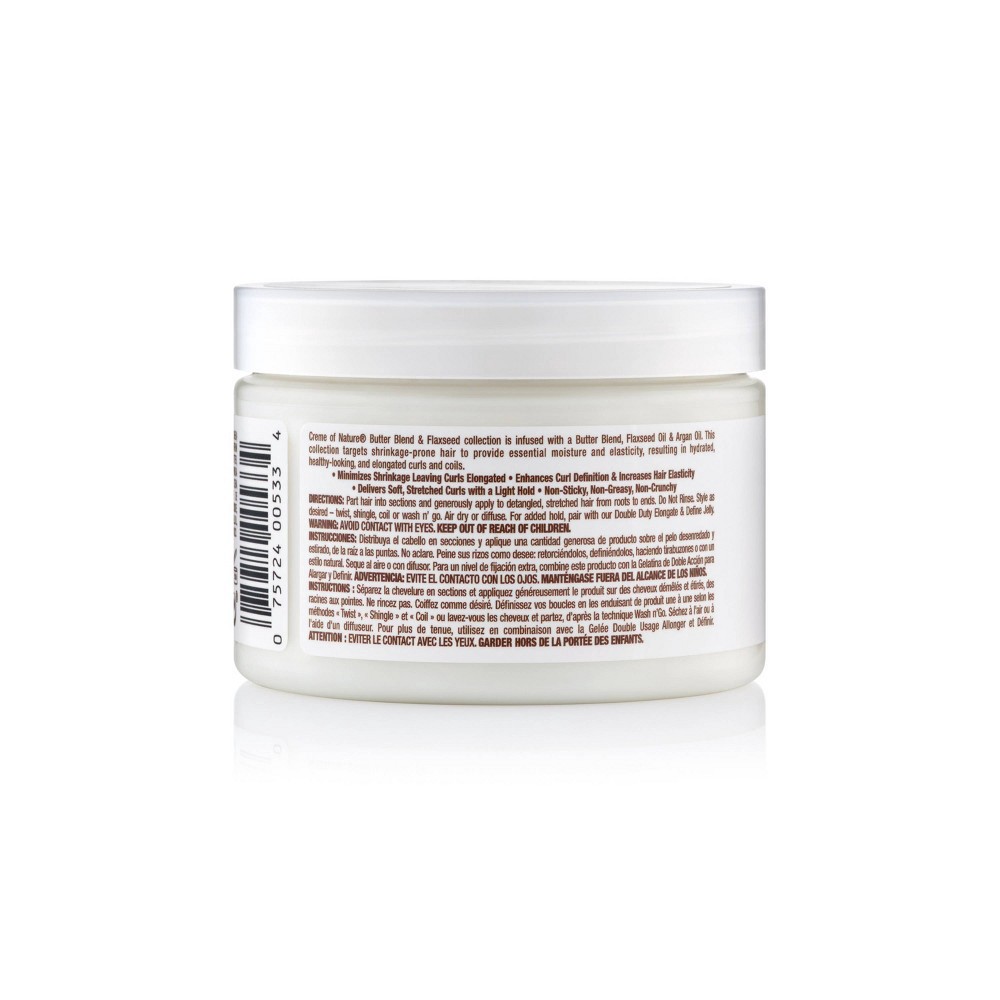 Creme Of Nature Butter Blend Flaxseed Stretch Define Pudding Hair