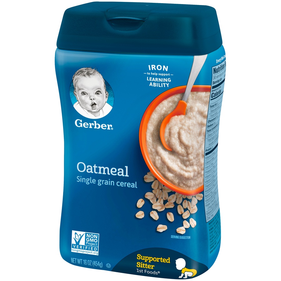 Gerber Single Grain Oatmeal Baby Cereal 16 Oz Shipt