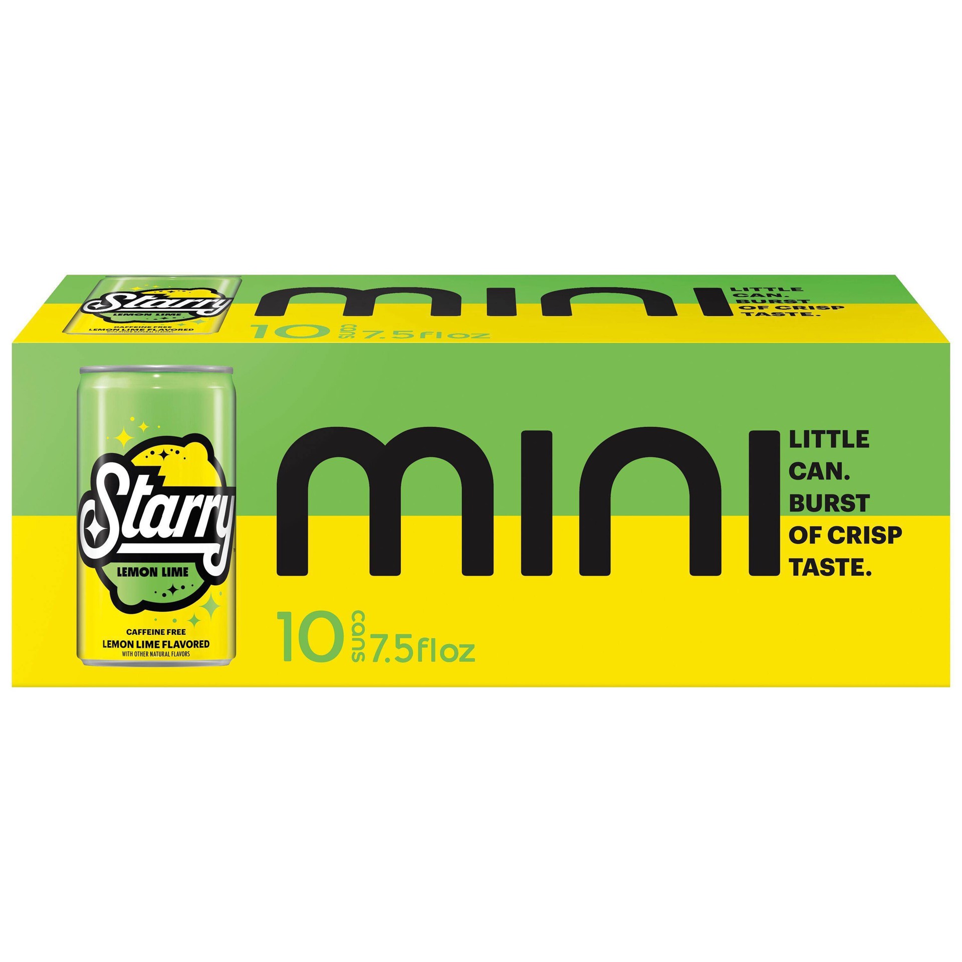 Pepsi Starry Lemon Lime Soda Pk Fl Oz Mini Cans Ct Fl