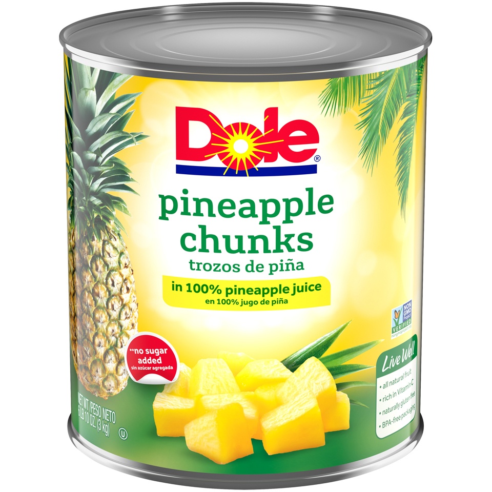 Dole Pineapple Chunks 106 Oz Shipt