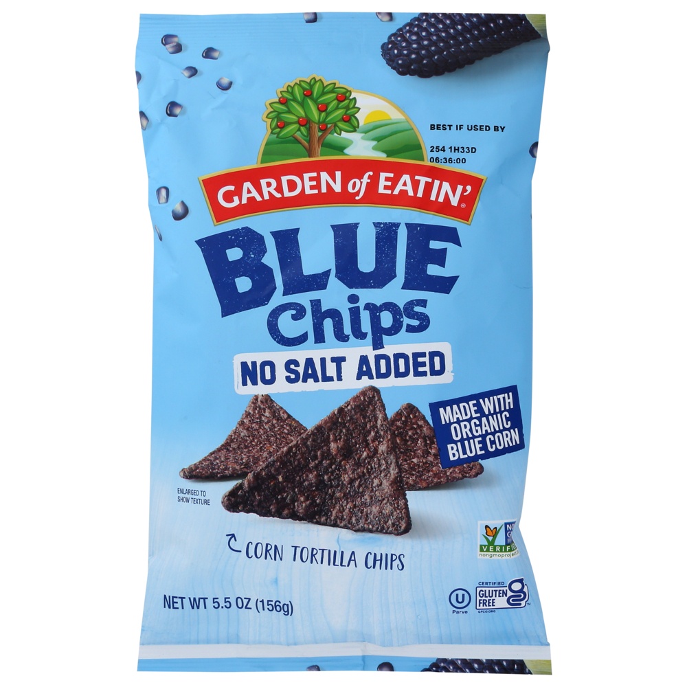 Garden Of Eatin Garden Of Eatin Blue Corn No Salt Tortilla Chips 5 Oz