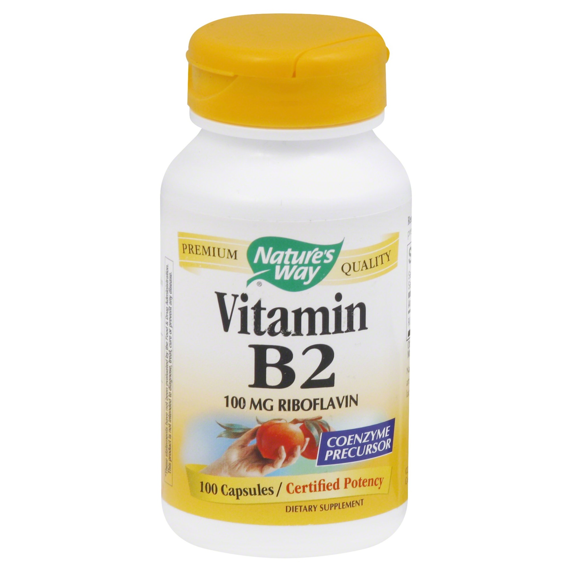 Nature S Way Vitamin B2 Riboflavin Tablets 100 Ct 100 Mg Shipt