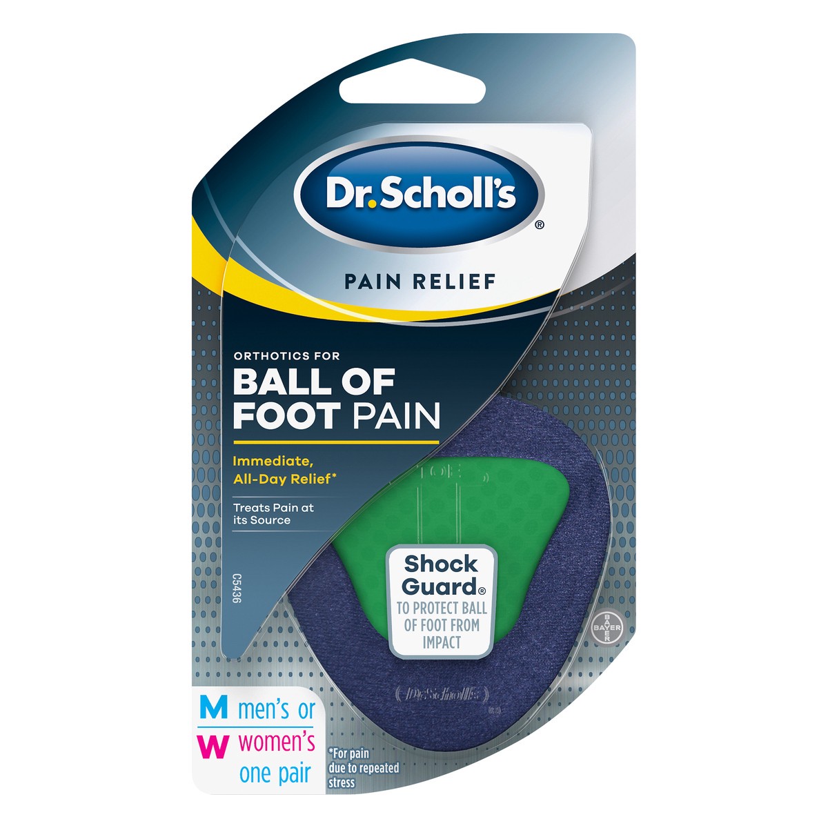 Dr Scholl S Orthotics For Ball Of Foot Pain Men S Or Women S Insoles