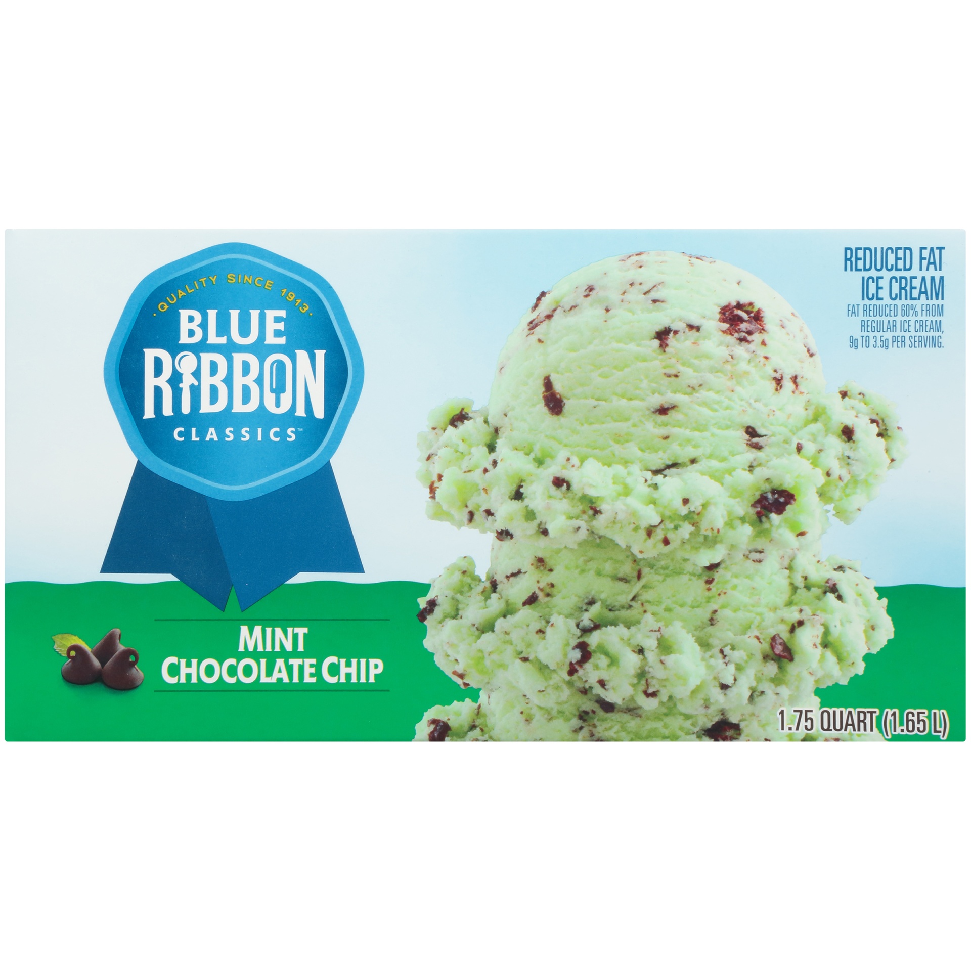 Blue Bunny Blue Ribbon Classics Mint Chocolate Chip Ice Cream Fl Oz