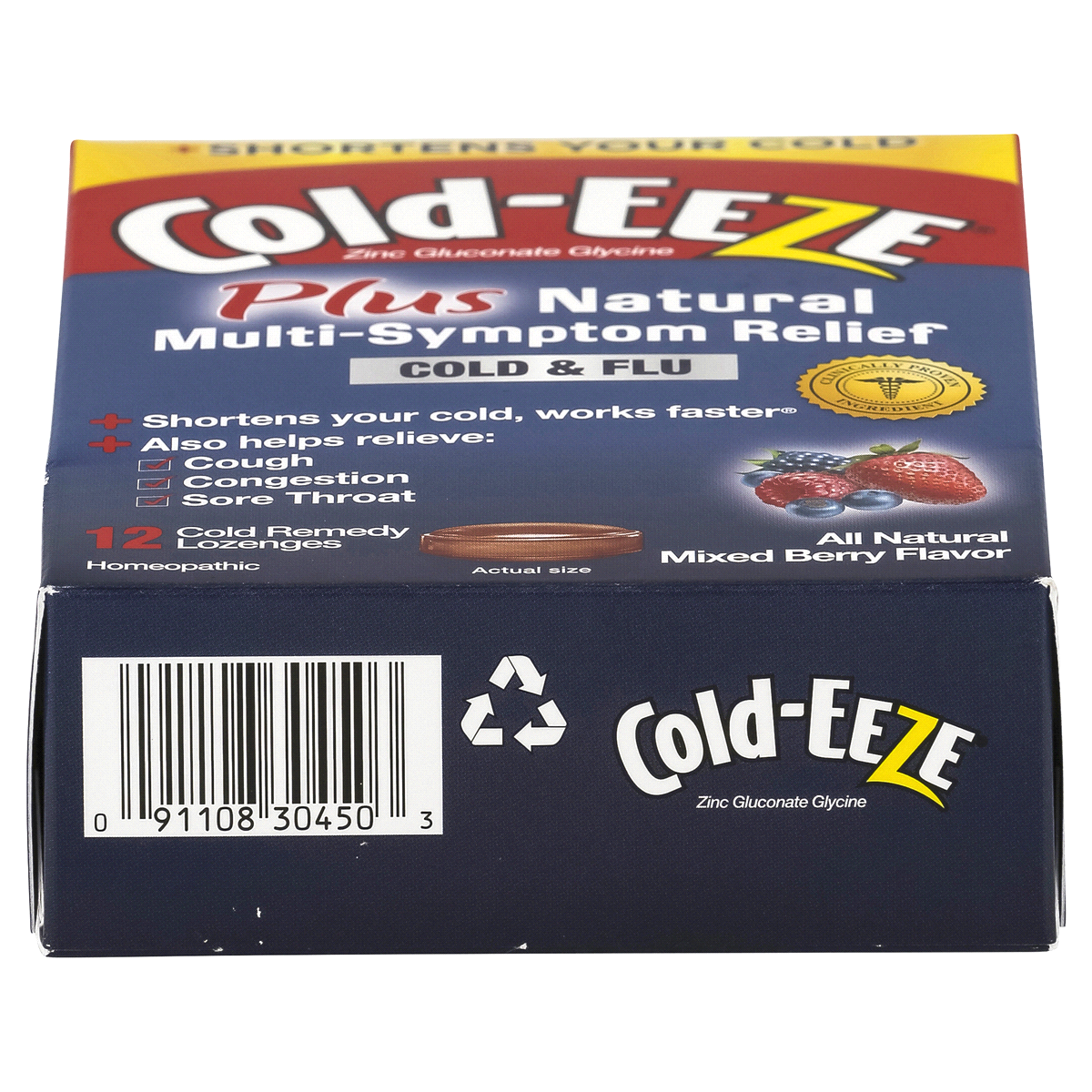 Cold EEZE Multi Symtpom Relief Cold Flu Lozenge 12 Ct Shipt