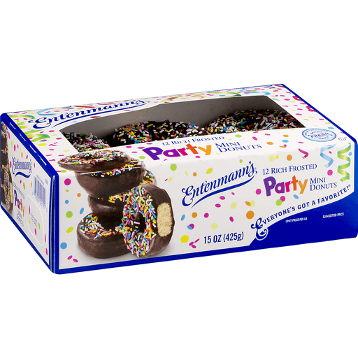 Entenmann S Party Rich Frosted Seasonal Mini Donuts Oz Shipt