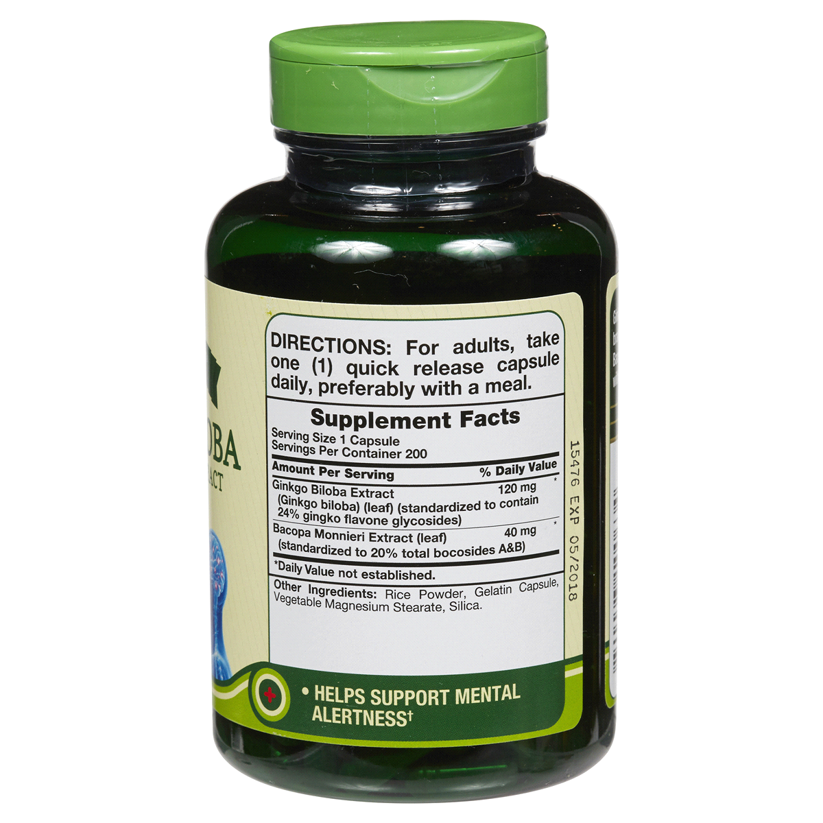 Nature S Truth Ginkgo Biloba 120 Mg Plus Bacopa Extract 200 Ct Shipt