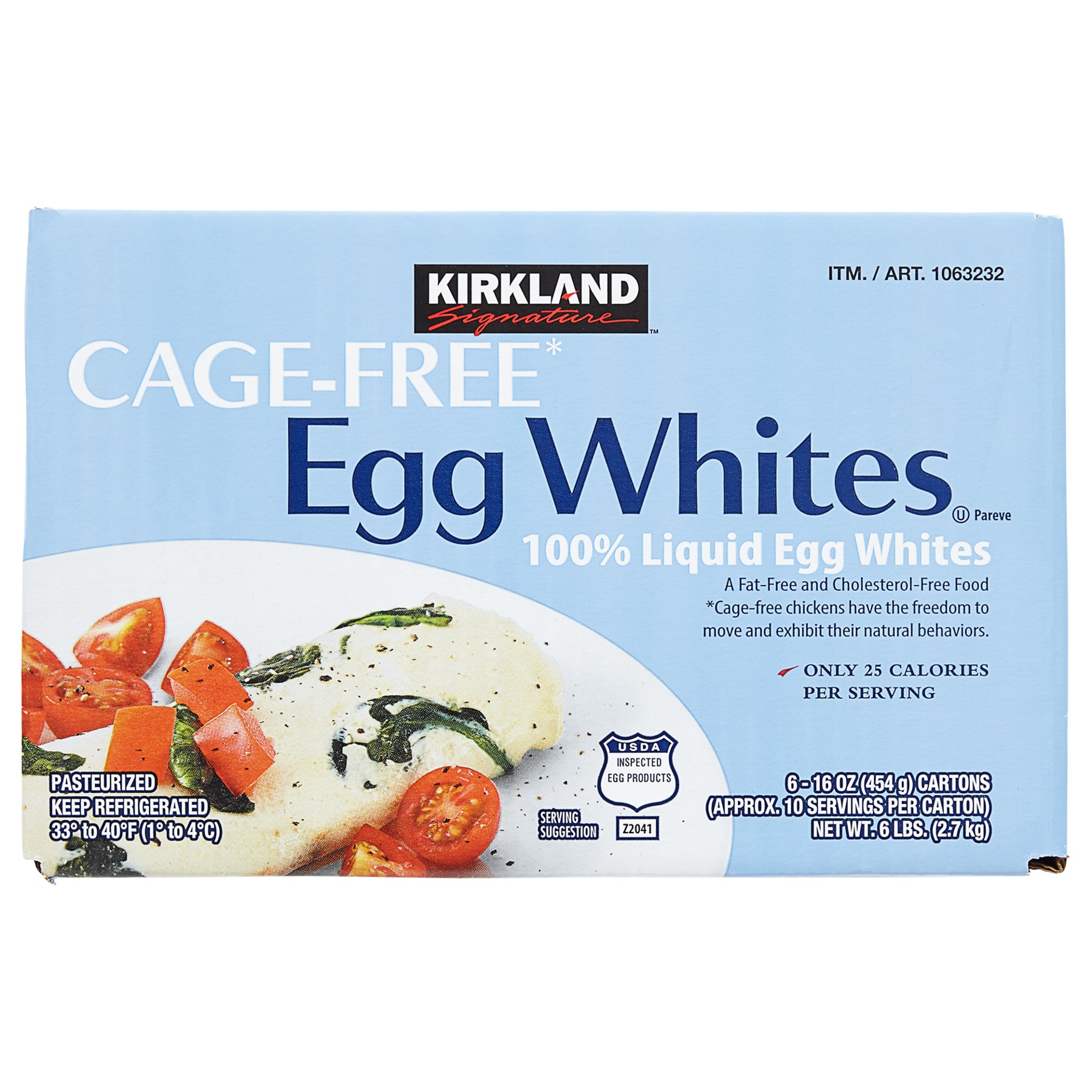 Kirkland Signature Cage Free Egg Whites Ct Oz Shipt