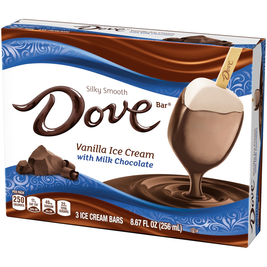 Dove Vanilla Milk Chocolate Ice Cream Bars Fl Oz Shipt