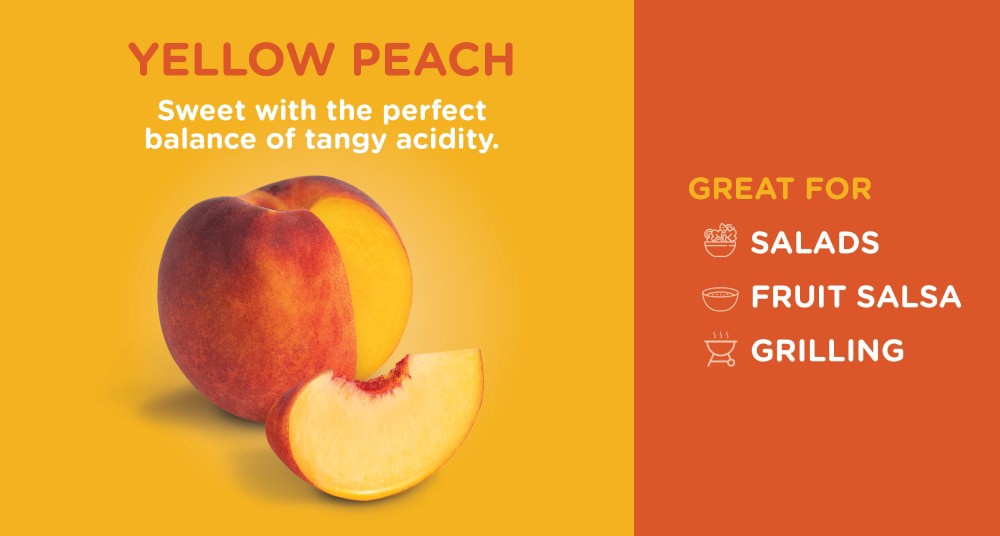 slide 2 of 2, Fresh Southern Yellow Peach – Each, 1 ct