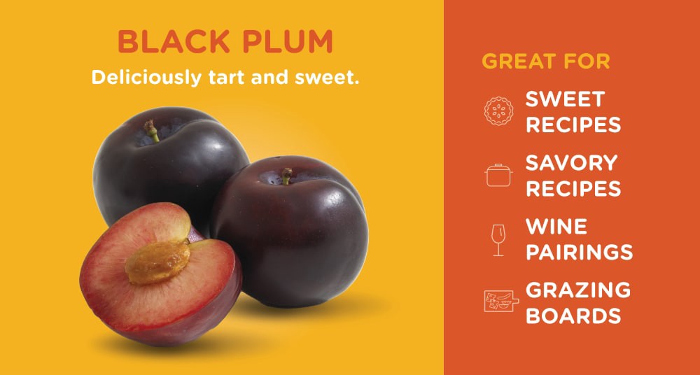 slide 2 of 3, Produce Plum 1 ea, 1 ct