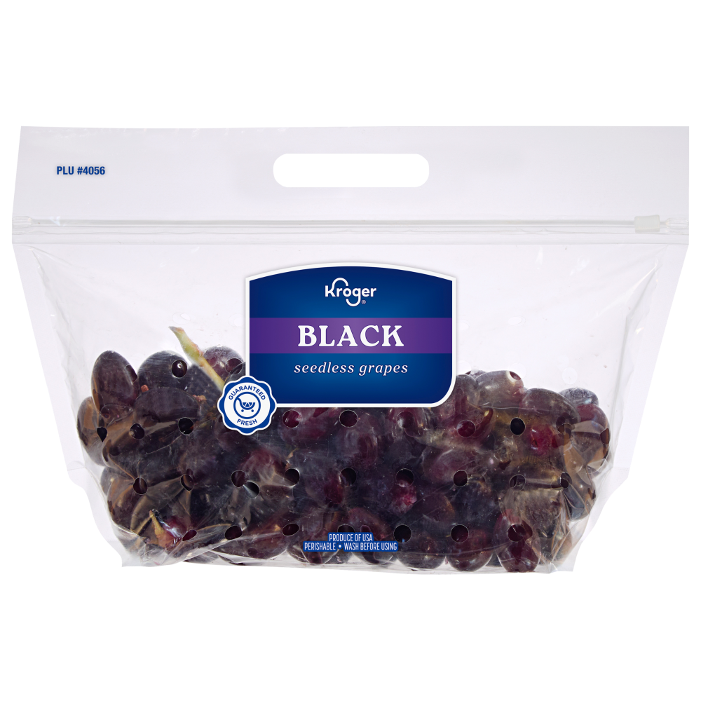 slide 2 of 2, Kroger® Fresh Seedless Black Grapes, per lb