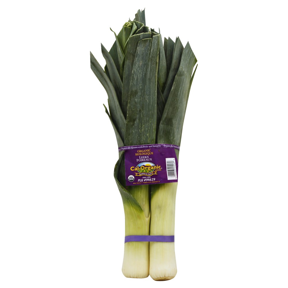 slide 1 of 2, Leeks-Order by the Bunch (2-3 leeks per bunch), 1 bunch