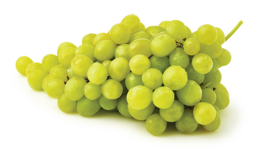 slide 2 of 2, Fresh Organic Green Seedless Grapes, per lb