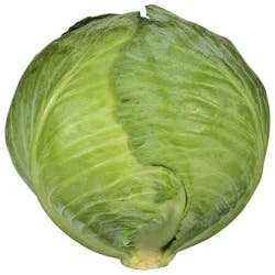Organic Green Cabbage, 1 ct