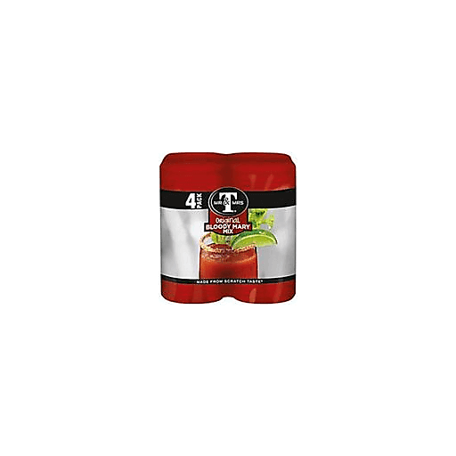 slide 1 of 1, Mr & Mrs T Bloody Mary Mix Can, 4 ct