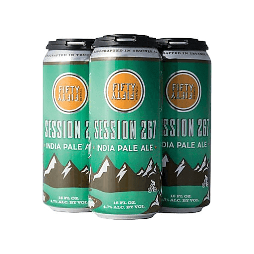 slide 1 of 1, FiftyFifty Brewing Co. Session 267 IPA 4pkc, 4 ct; 16 fl oz