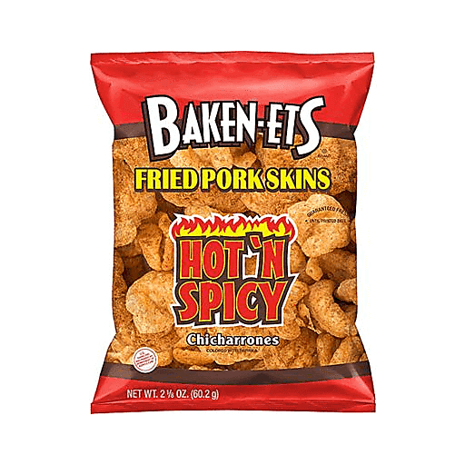 slide 1 of 1, Baken-Ets Hot'N Spicy, 2.12 oz