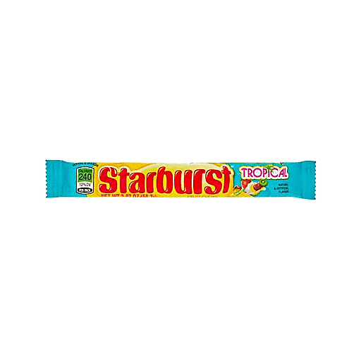 slide 1 of 1, Starburst Tropical, 2.07 oz