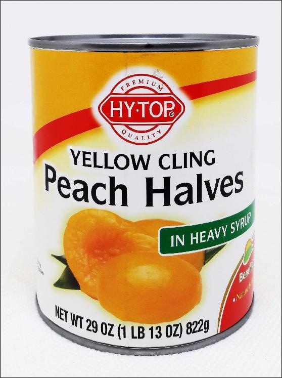 slide 1 of 1, Hy-Top Peach Halves-H/S, 29 oz