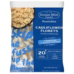Ocean Mist Farms® Roastables Parmesan and Black Pepper Cauliflower Ready-to-Roast Kit, 12.8 oz