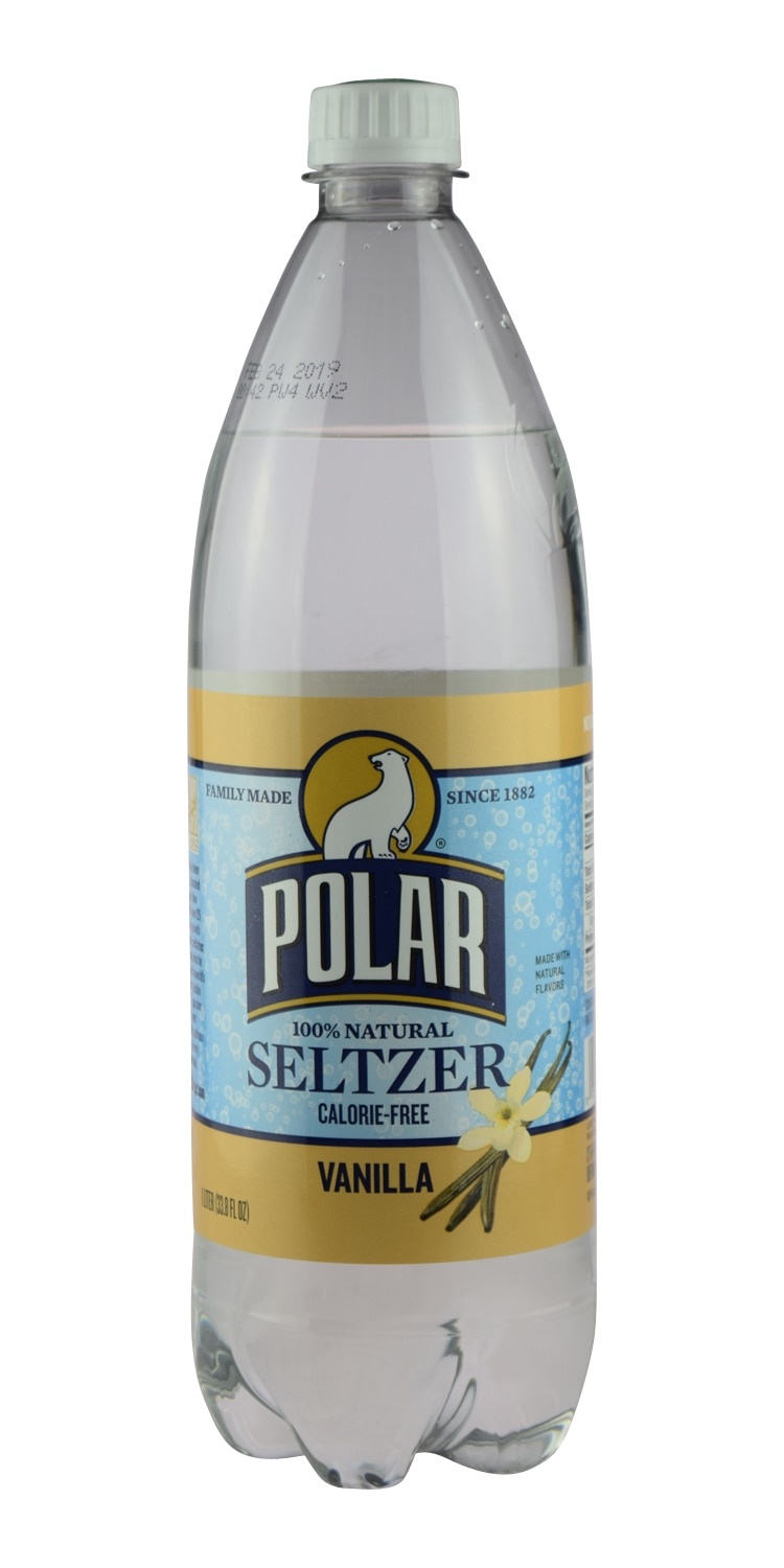 slide 1 of 1, Polar Seltzer Vanilla, 1.0 liter