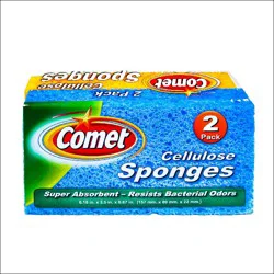 Comet Jumbo Cellulose Sponges 2ct
