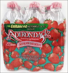 Adirondack Strawberry Enhanced Water - 6 ct