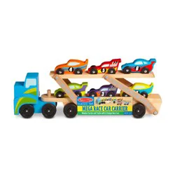 Melissa & Doug Mega Race-Car Carrier