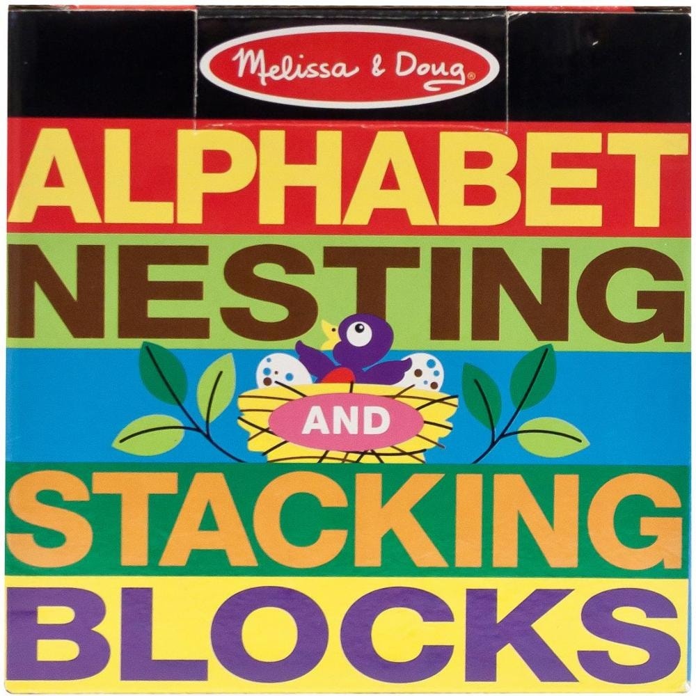 slide 1 of 1, Melissa & Doug Alphabet Nesting And Stacking Blocks - 11 Piece, 1 ct